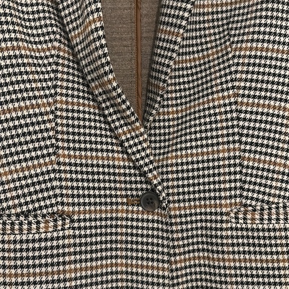 Old Navy Houndstooth Plaid Blazer - Picture 3 of 5